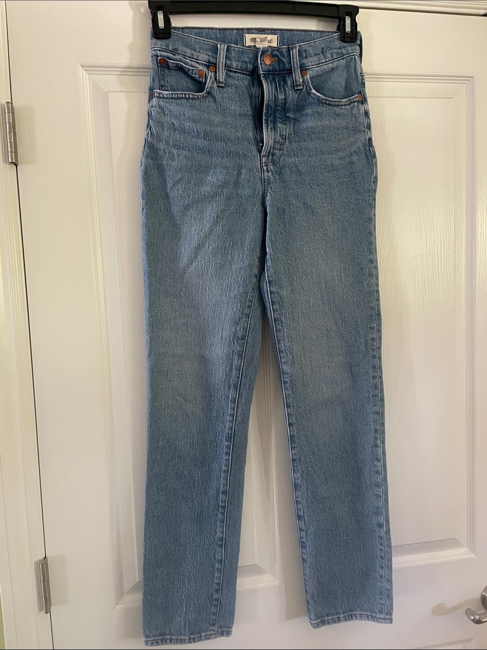 Madewell Light Blue Straight-Leg Jeans 25T